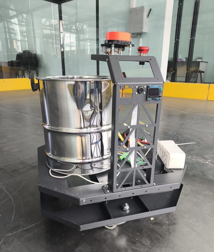 A friendly cleaning robot is being created by students of NSTU-NETI