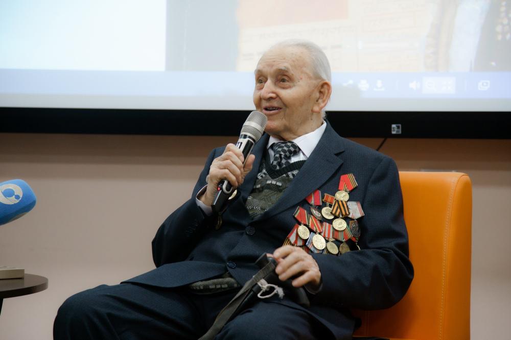 The presentation of Vladimir Sboev's memoirs, a Great Patriotic War veteran, took place at NSTU-NETI