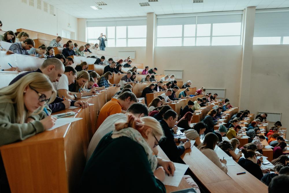 NSTU NETI has again become the largest venue of Total Dictation in Novosibirsk