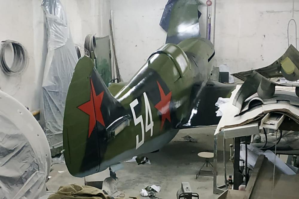 The World War II fighter aircraft of solid wood recreated by Novosibirsk engineers