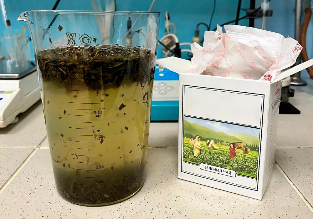 A unique technology for creating functional drinks based on green tea is being developed at NSTU-NETI