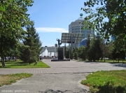 Novosibirsk. Globus Theatre Square