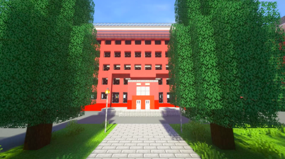 NSTU NETI students created a virtual copy of the University in Minecraft