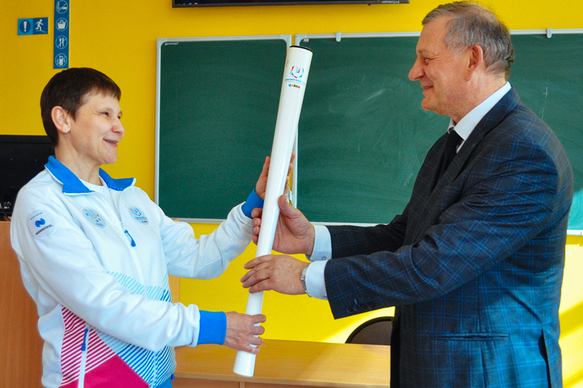 The Torch of the Winter Universiade 2019 was entrusted to NSTU students